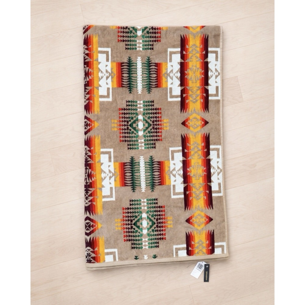 Pendleton Oversized Jacquard Bath Towel 40x70 100% Cotton Soft Quick Dry Spa NEW